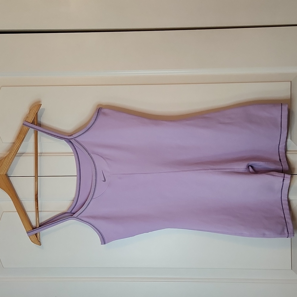 Nike Women's Lavender Athletic Bike Shorts Romper - Picture 7 of 13